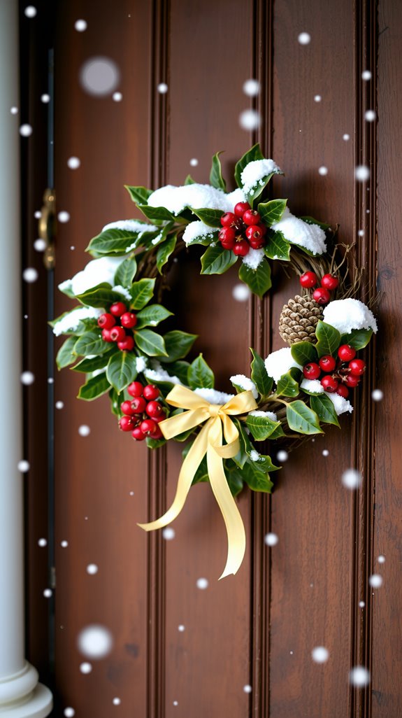 handcrafted rustic christmas wreath