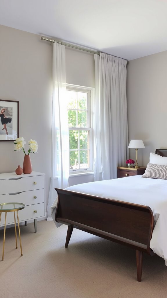 light furniture enhances space