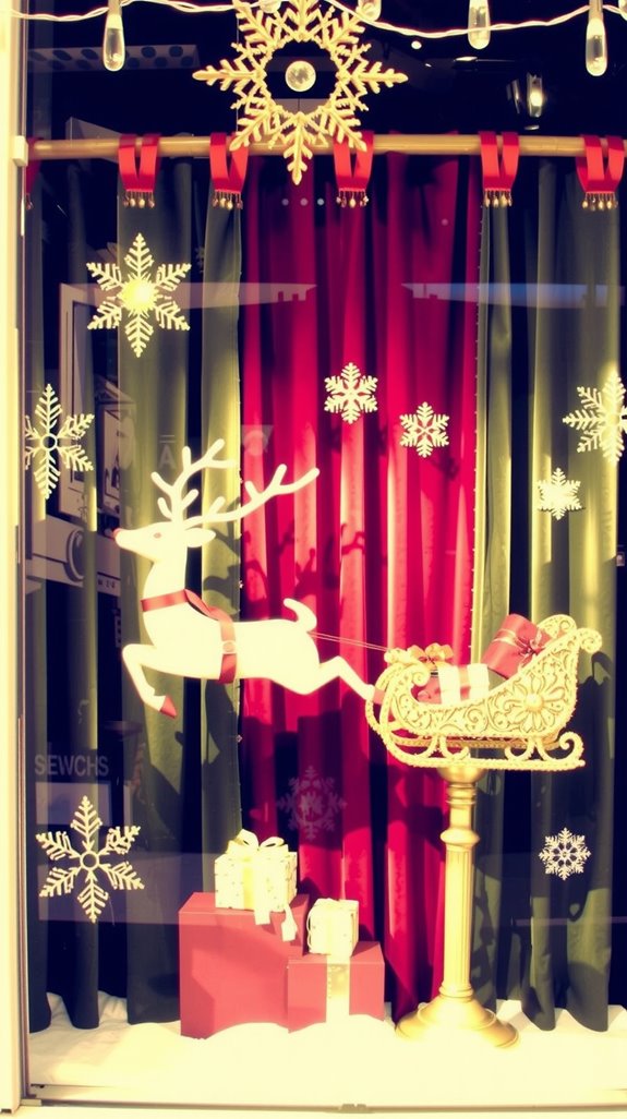 magical santa s sleigh display