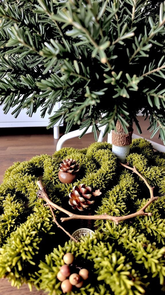 minimalist preserved moss tree