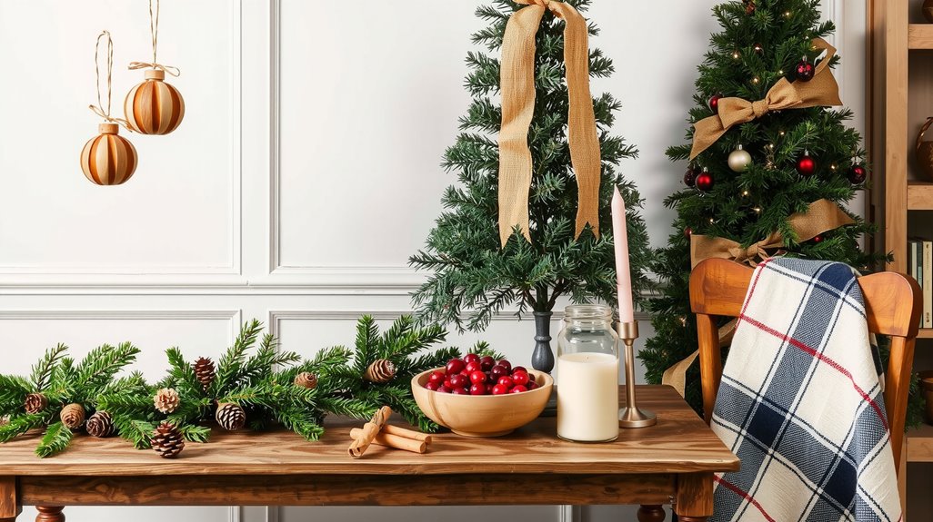 natural earthy christmas decor