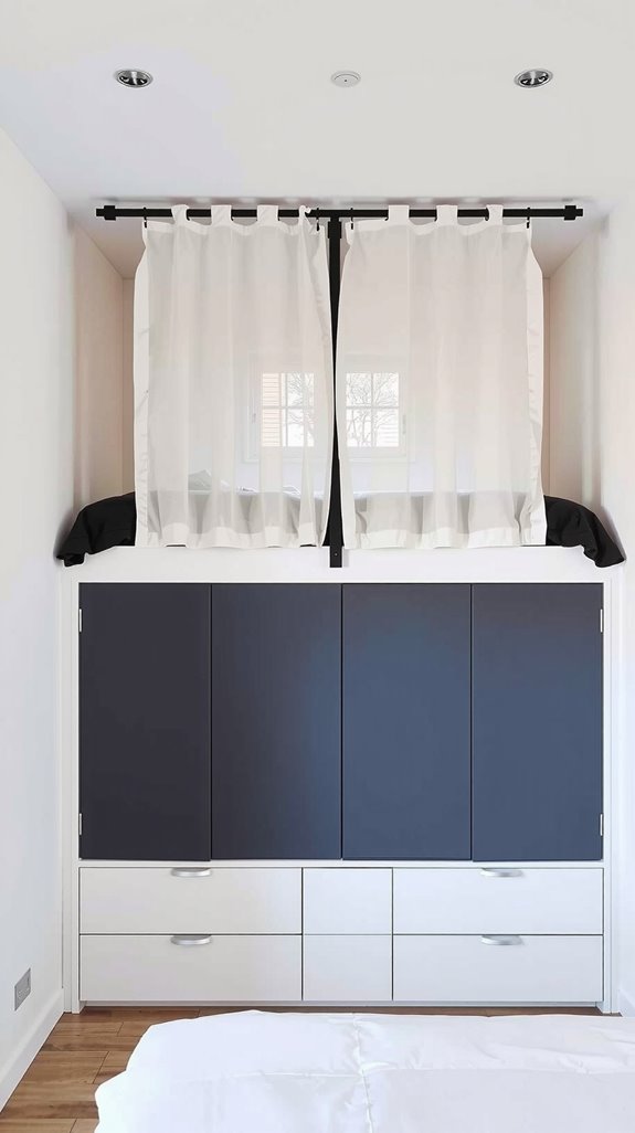 privacy curtains for lofts