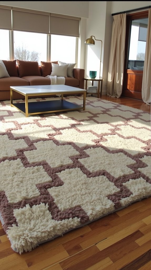 rug selection enhances design