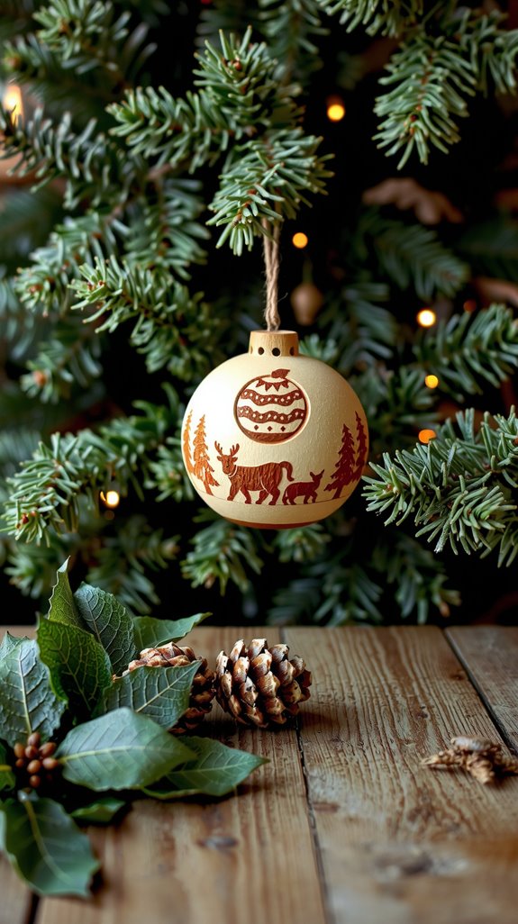 rustic wooden holiday decorations