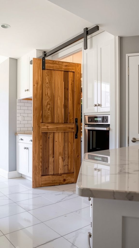 space saving barn doors
