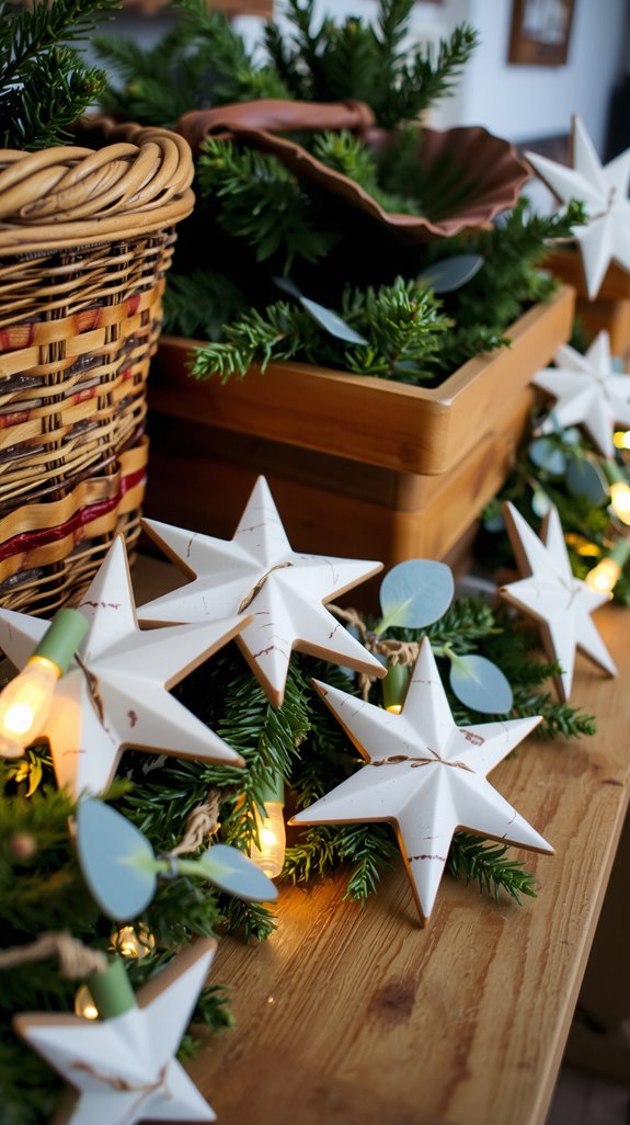 sustainable led star garlands