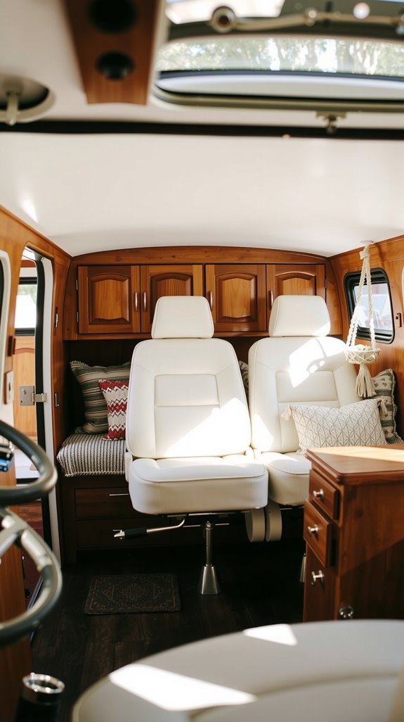 swivel seats enhance living space