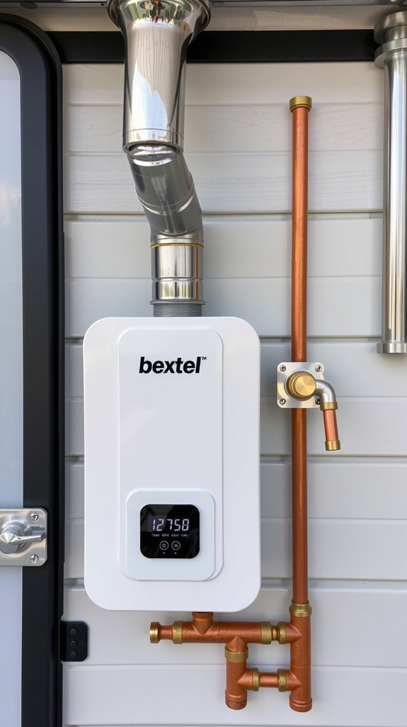 tankless water heater installation
