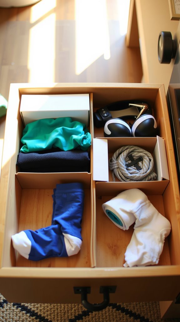 transform shoeboxes into dividers