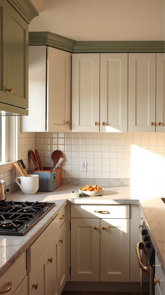 two tone cabinet design depth