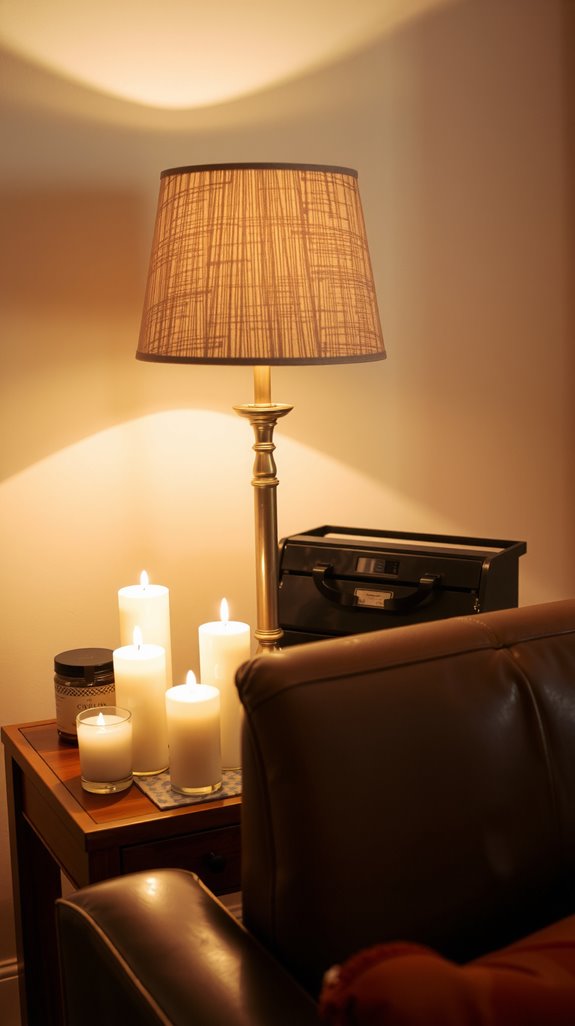 warm ambient lighting options