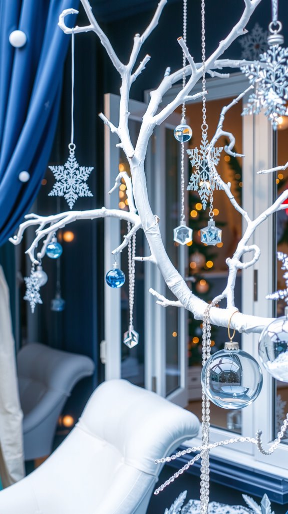 winter wonderland blue decor
