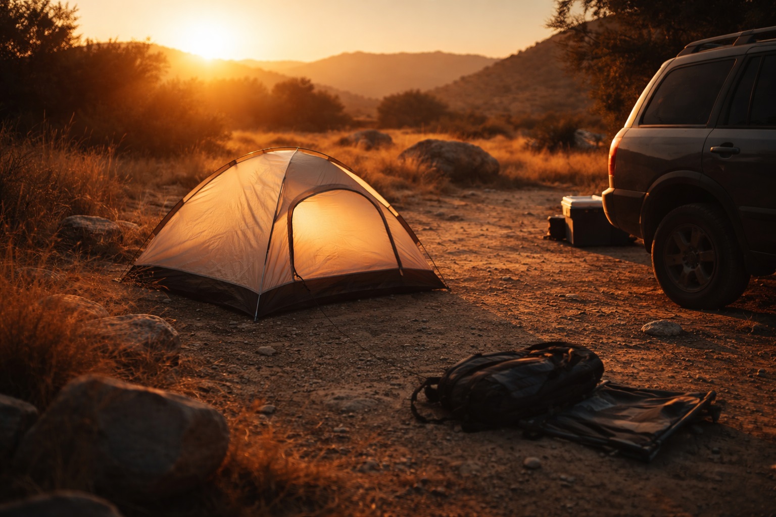 15 Roadside Camping Moments That Feel Cinematic and Unplanned