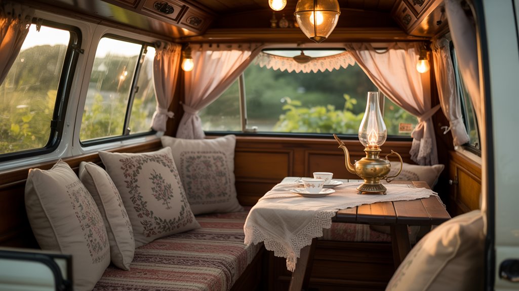 17 Romantic Camper Van Interiors With Old-World Charm