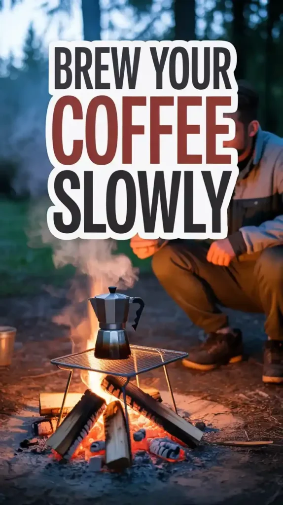 Brew Your Coffee Slowly Over the Fire