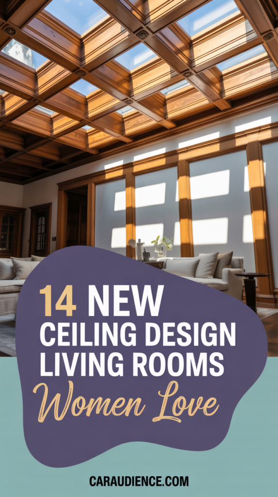 14 Living Rooms With Bold Ceiling Materials Done Right