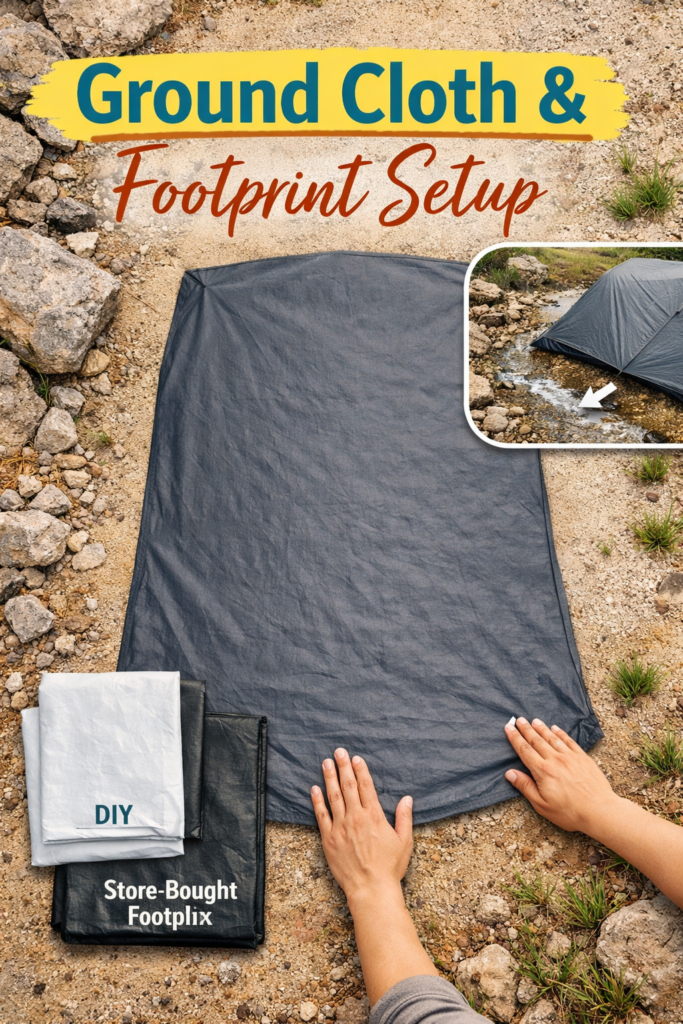 Ground Cloth & Footprint Setup (Optional but Smart)