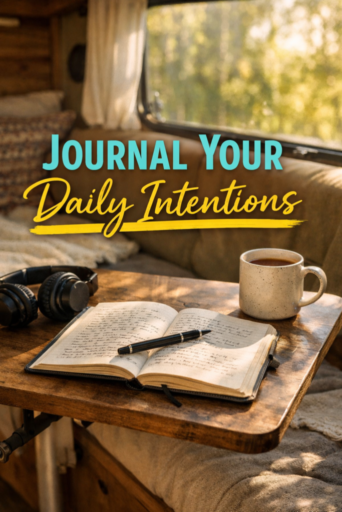 Journal Your Daily Intentions After Morning Movement