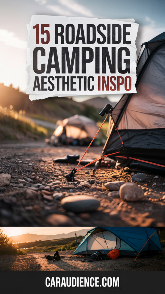 15 Roadside Camping Moments That Feel Cinematic and Unplanned