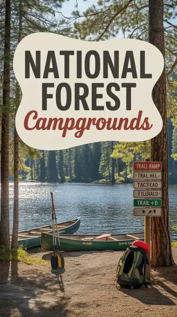 National Forest Campgrounds: Trail Clusters, Lake Access, and Free Spurs