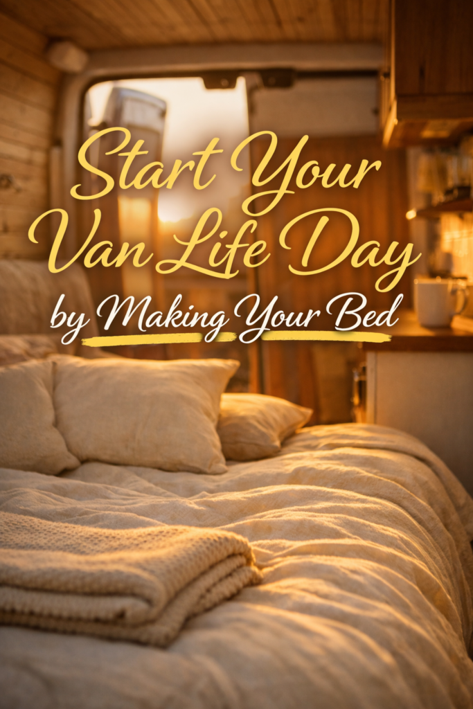 Start Your Van Life Day by Making Your Bed
