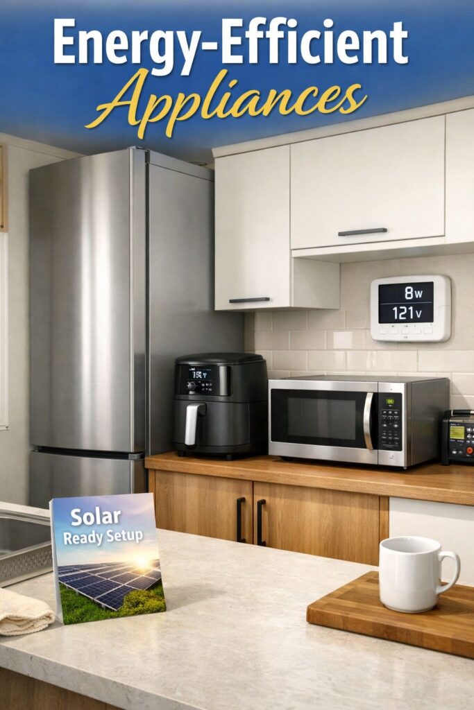 Upgrade to Energy-Efficient Appliances Built for Caravans