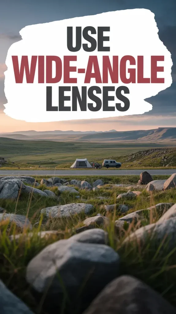 Use Wide-Angle Lenses to Capture Expansive Landscapes