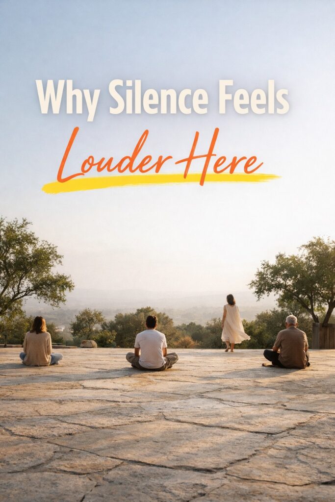 Why Silence Feels Louder Here