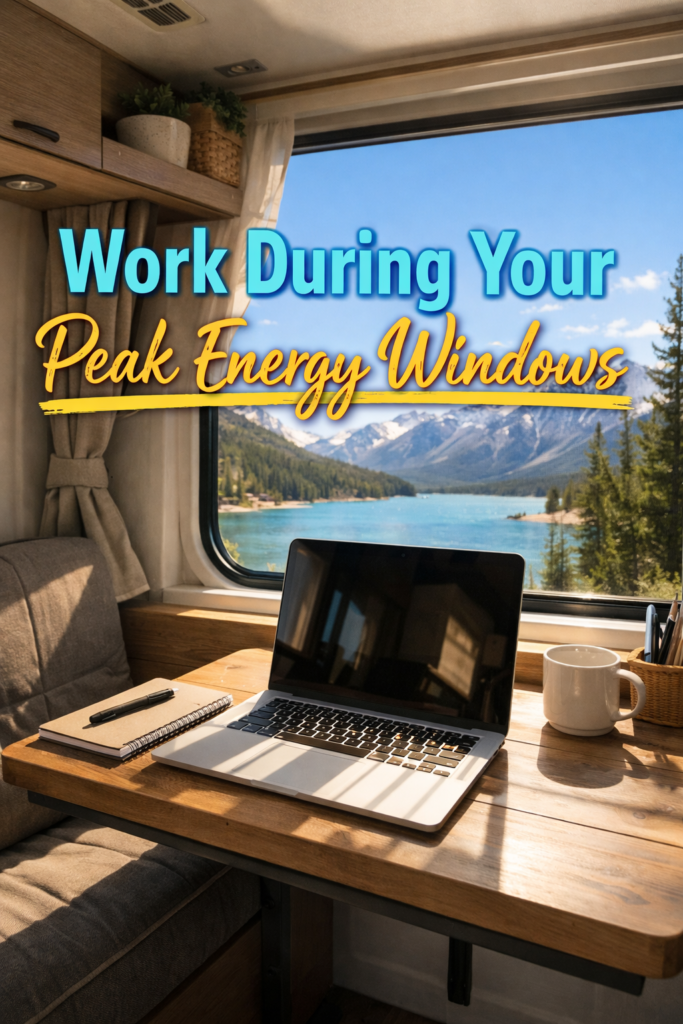 Work During Your Peak Energy Windows, Not 9-5