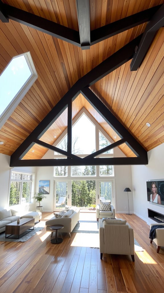 bright airy light wood tones