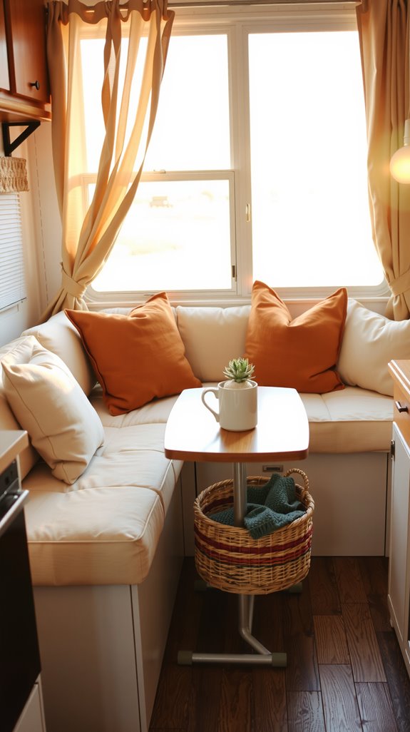 cozy multipurpose rv seating