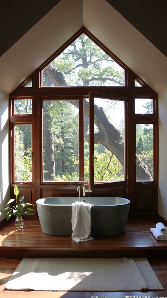 curved windows enhancing views