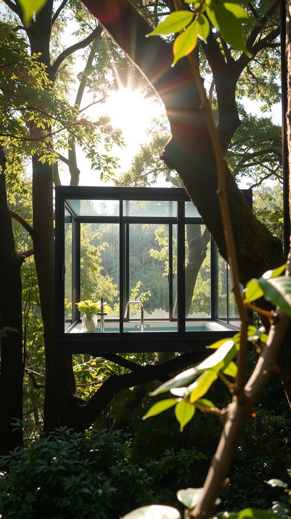 reflective treehouse design innovation
