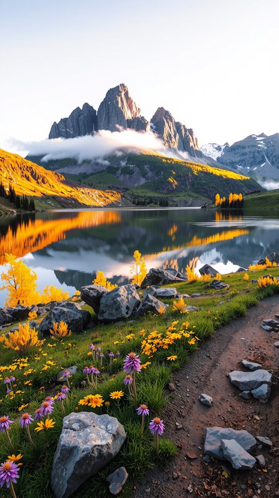 scenic loop with reflections