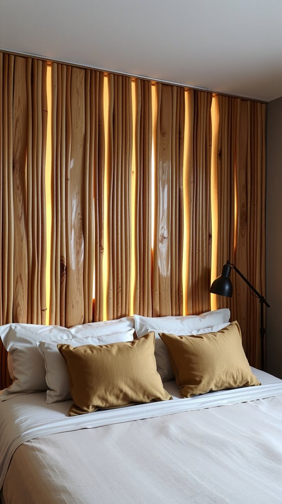 seamless backlit wood texture