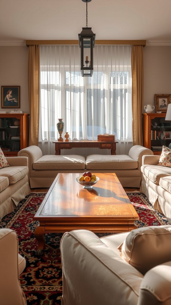 vintage copper floral arrangements