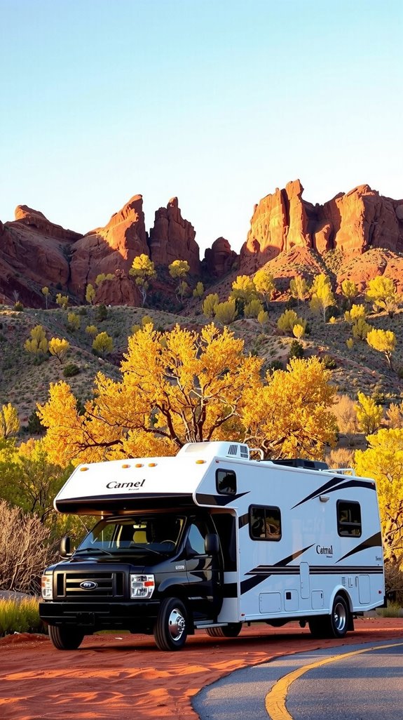 vivid colors along byway