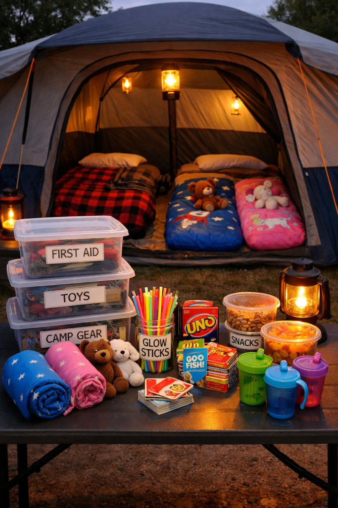 Camping Necessities for Families (Kid-Friendly & Stress-Reducing)