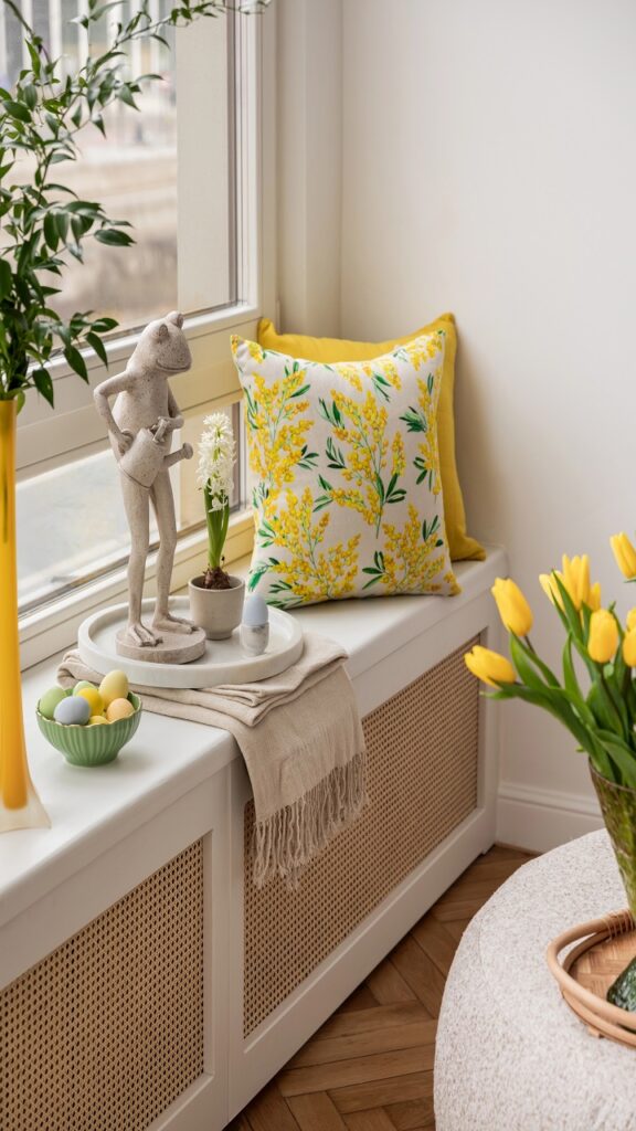 Maximizing Natural Light with Reflective Spring Window Decor