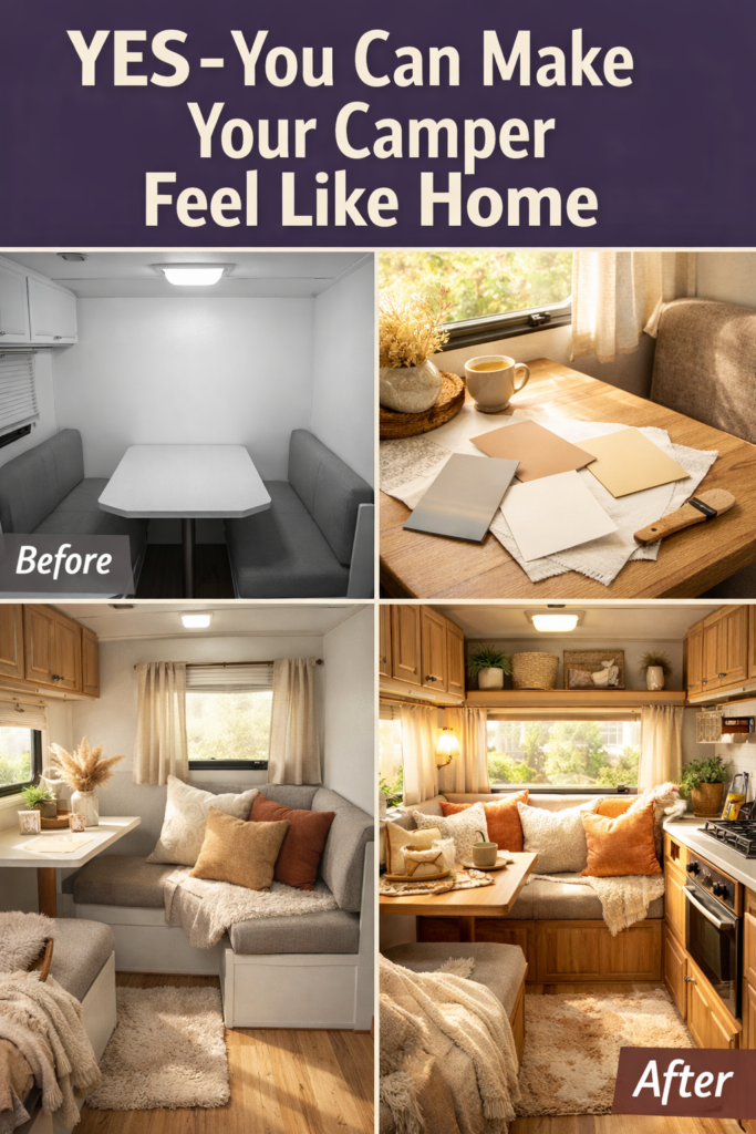 How To Make Your Camper Feel Like Home, Not Just a Place to Sleep