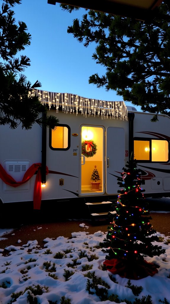 compact festive rv decorations