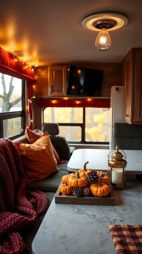 cozy autumn rv decor