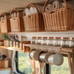 RV Organization That Looks Like Decor