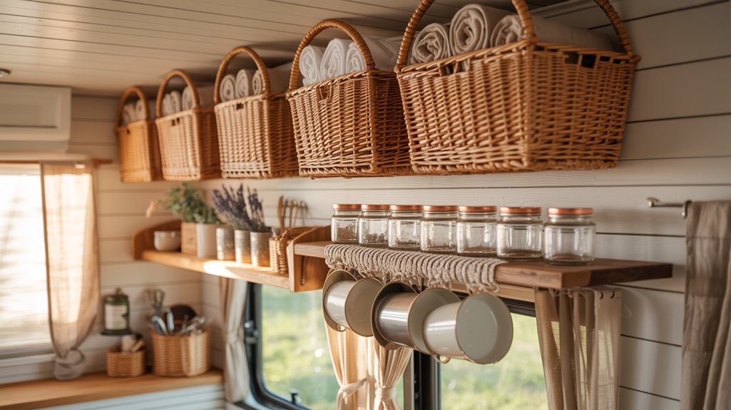 RV Organization That Looks Like Decor