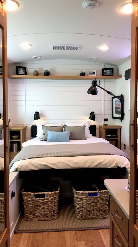 maximizing small rv bedrooms