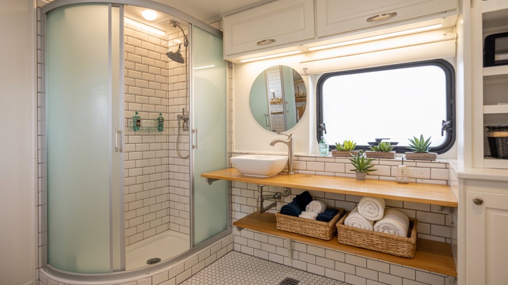 RV Bathroom Decorating Ideas That Maximize Style & Space