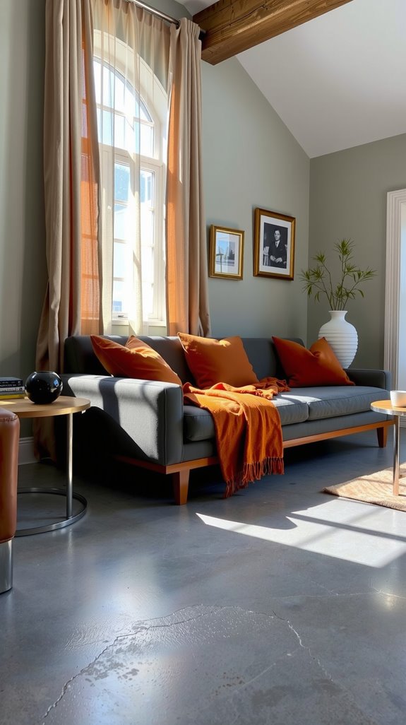 warm colors cool accents