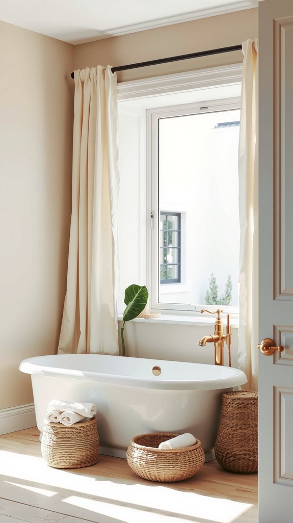 warm whites textured accents