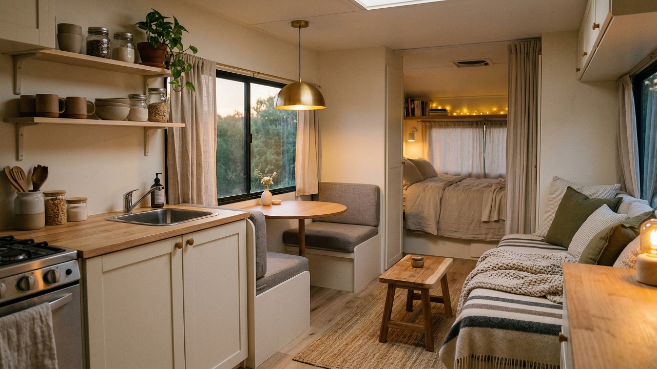 Camper Interior Design Ideas That Actually Feel Like Home (For Moms, Couples & Real Life)