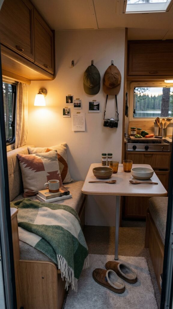 Camper Interior Design for Couples (Layouts That Actually Work for Two)